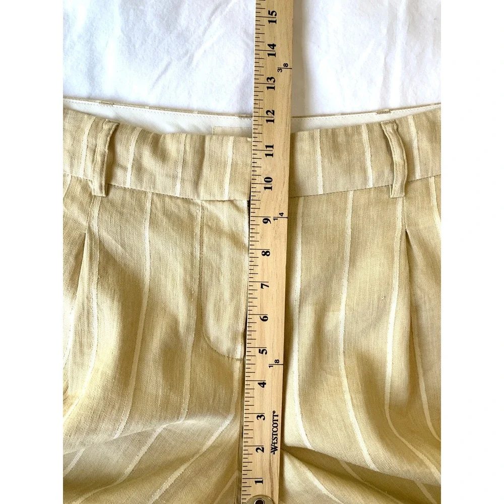 Sezane Theophile High Rise Wide Leg Trousers Size 40 (US 10) Inseam 32